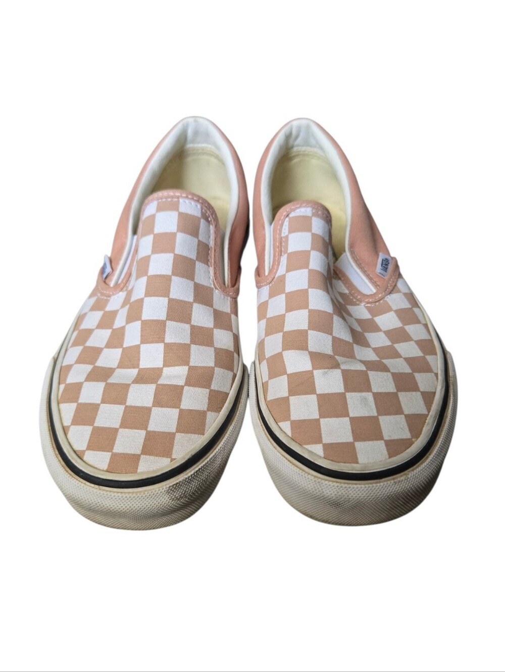 🌸 Vans Classic Slip-On Checkerboard Sneakers | Misty Rose | Women's 8.5 - Picture 6 of 13